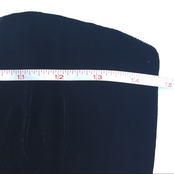 ❤️SOLD❤️Vintage Velvet Fur Waist Dress Strap - Picture 4 of 8